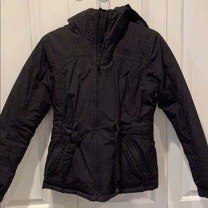 The north face black puffer coat
